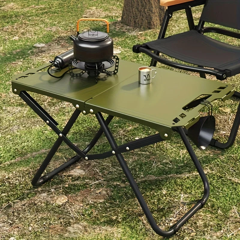 Portable Folding Camping Table – Compact Metal Outdoor Table Folding Camping Table Axl