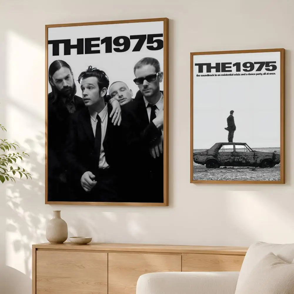 The 1975 Band Self-Stick HD PVC Wall Art Poster | Waterproof Wall Art Poster Axl