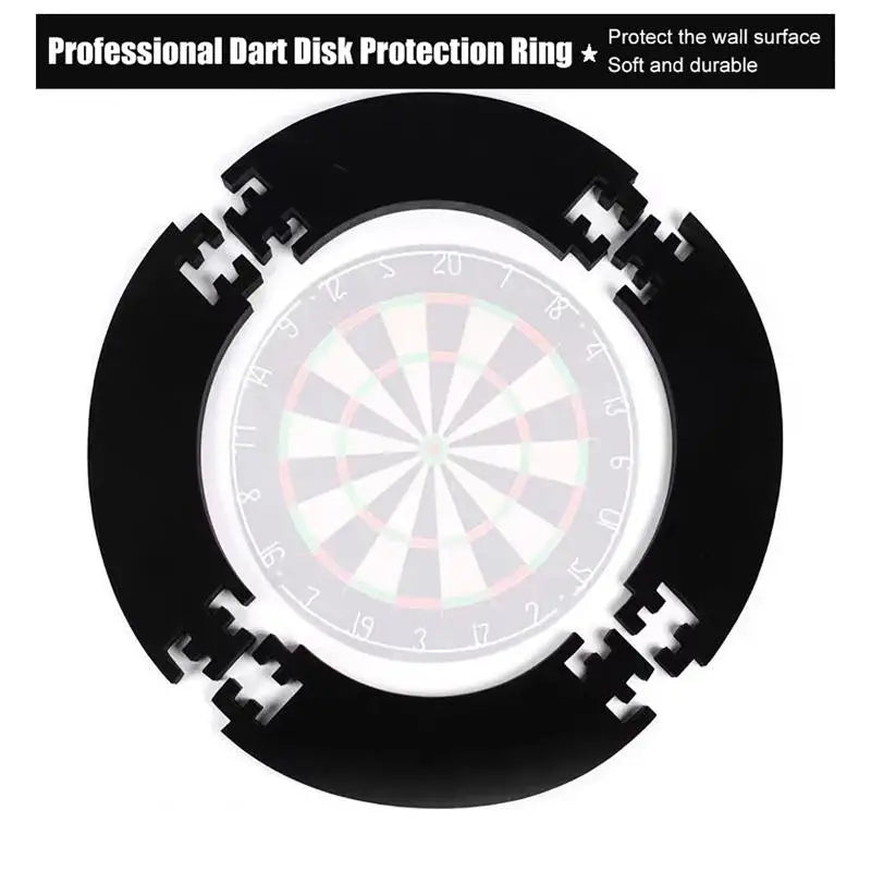 4-Pc EVA Dartboard Surround Ring Set – 18" Wall Protector Dartboard Surround Ring Axl