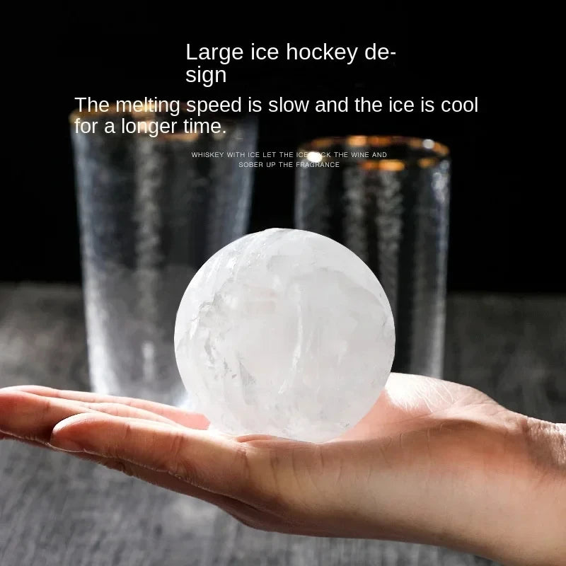 Silicone Ice Ball Mold – Large Round Ice Cube Tray | KEMORELA Ice Ball Mold Axl