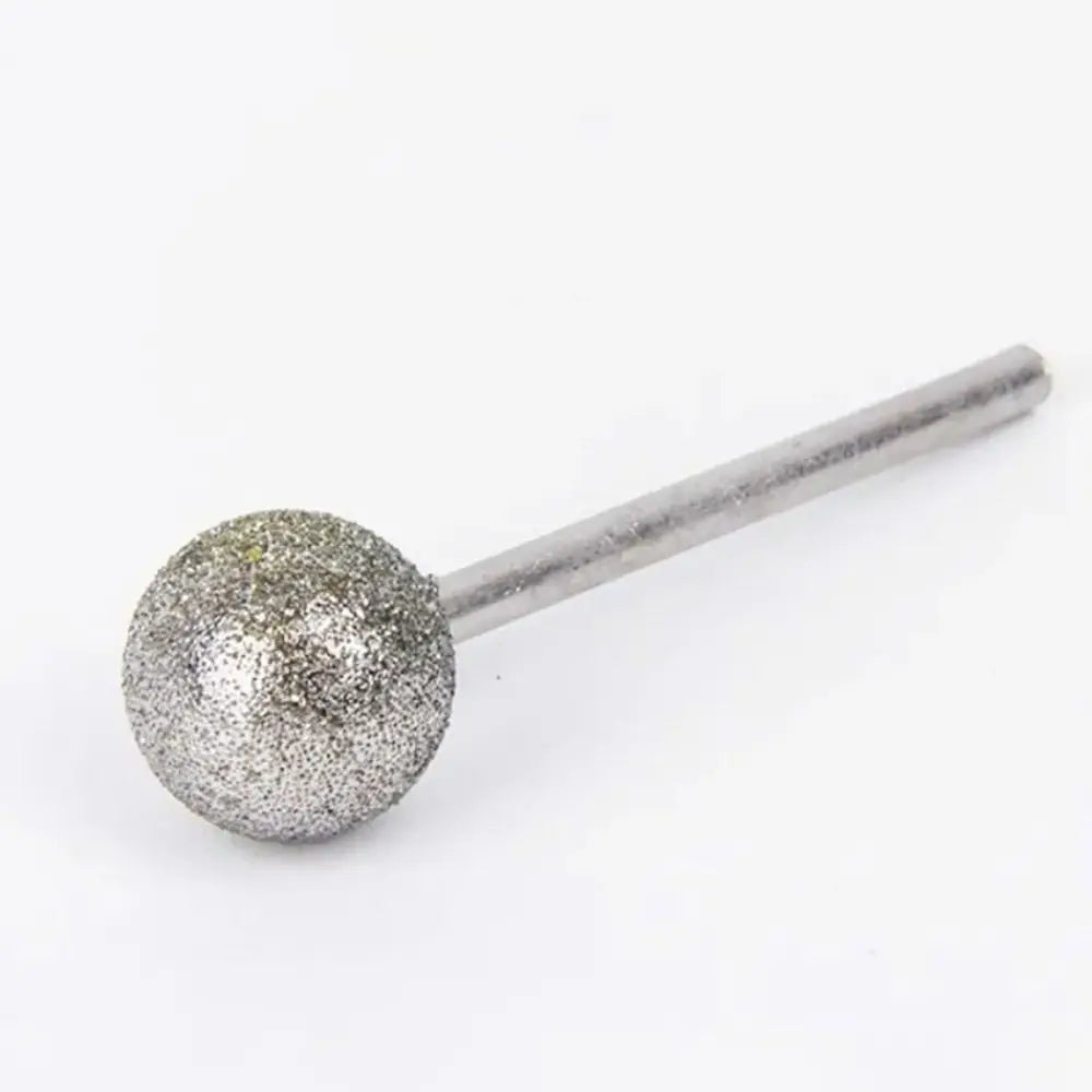 5-Pc Diamond Spherical Burr Set – 2.35mm Shank, 0.5–8mm Diamond Grinding Burr Axl