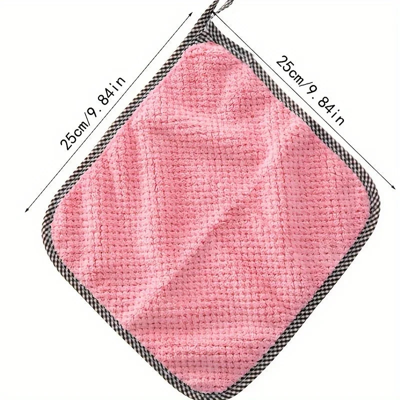 10-Pack Coral Velvet Dish Cloths – Soft, Absorbent & Reusable Dish Cleaning Cloths Axl