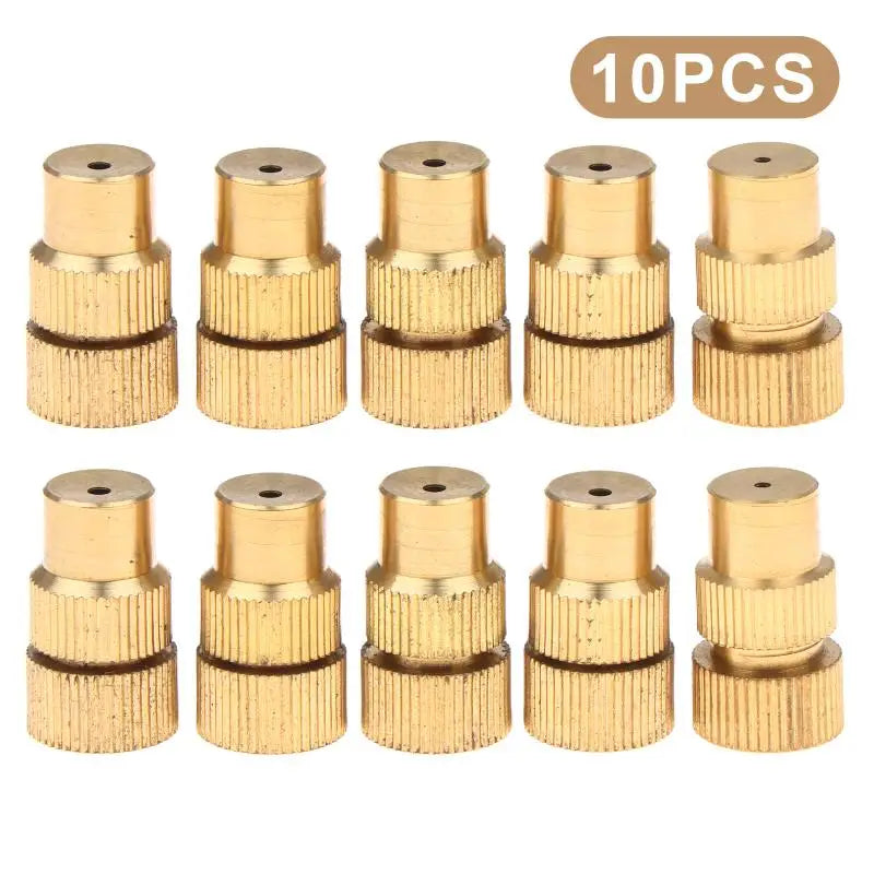 Solid Brass Adjustable Spray Nozzles – Garden & Farm 5–10Pc Garden Spray Nozzle Axl A2 10PCS