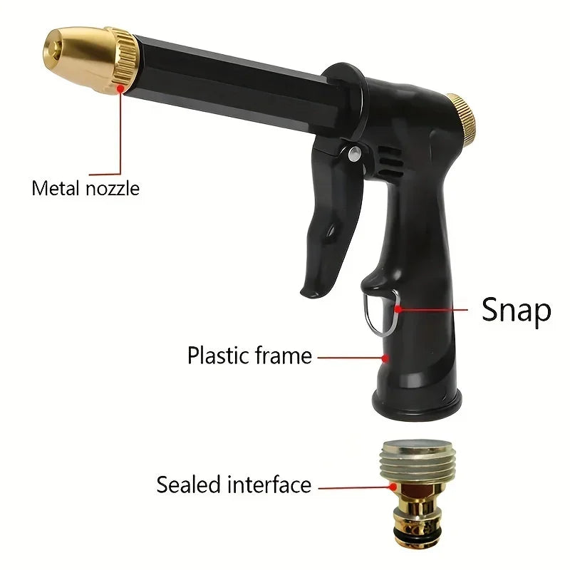 High-Pressure Car Wash Water Gun – Multifunction Garden Hose Garden Hose Spray Gun Axl