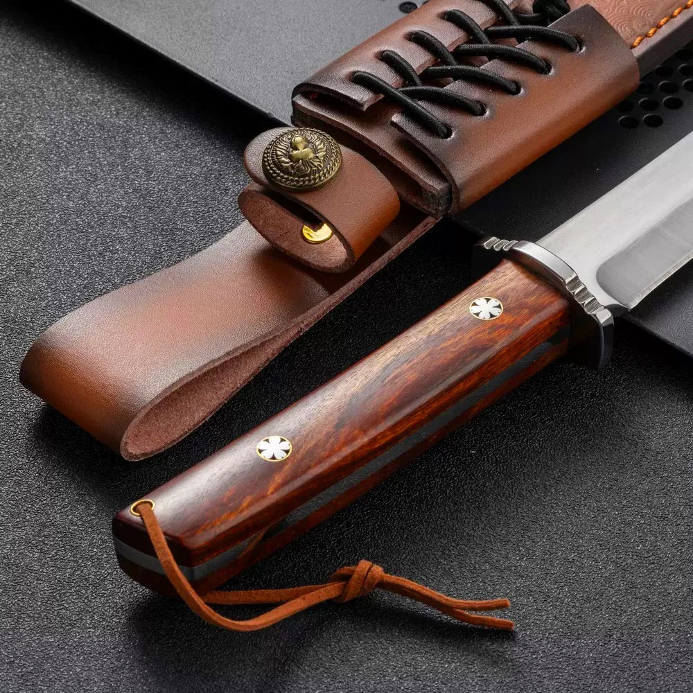 Japanese Chef Knife – 4Cr14 Steel & Red Sandalwood Handle Chef's Knife Axl
