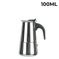 Stainless Steel Moka Pot – Stovetop Espresso Maker 2–9 Cup Moka Pot Axl 100ml