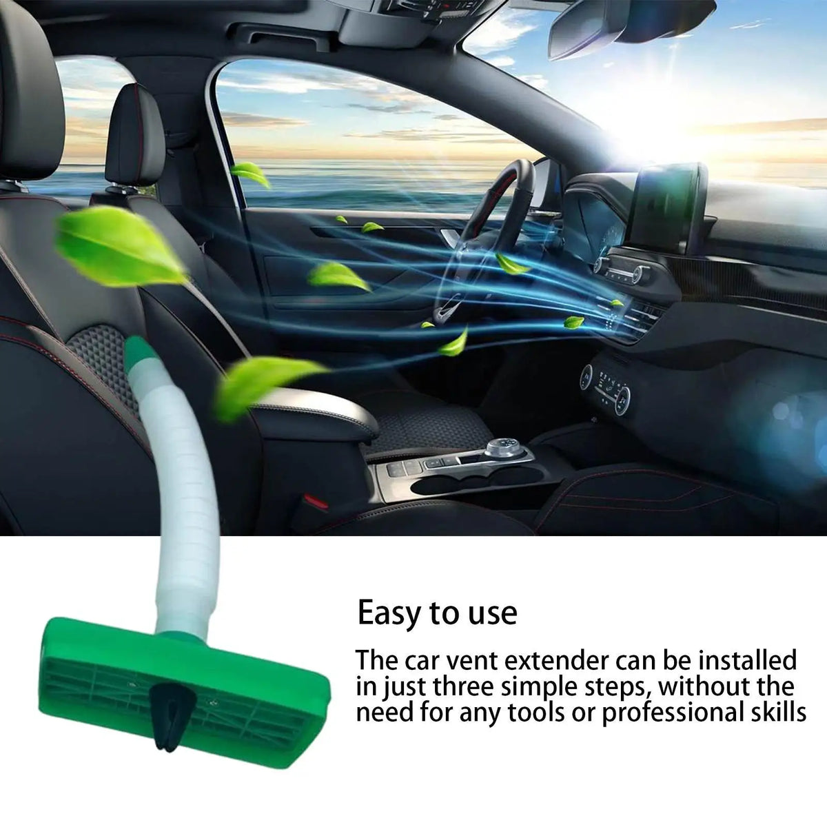 Car AC Vent Extender Hose – Adjustable for SUV, RV & Trucks Car Vent Extender Axl