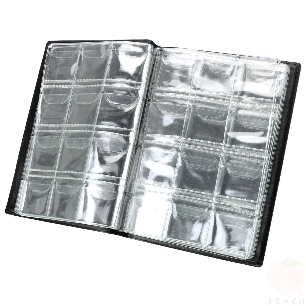 PVC Coin Collection Album – 120 Compartments for Collectors Coin Collection Album Axl