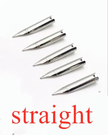 5-Pack 0.38mm Universal Fountain Pen Nibs – Iridium Gold Tip Fountain Pen Nibs Axl A F