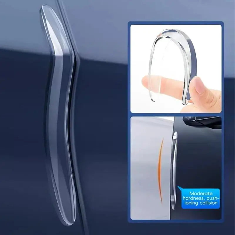 4-Pack Car Door Edge Anti-Collision Strip Bumper Protector Bumper Guard Strip Axl