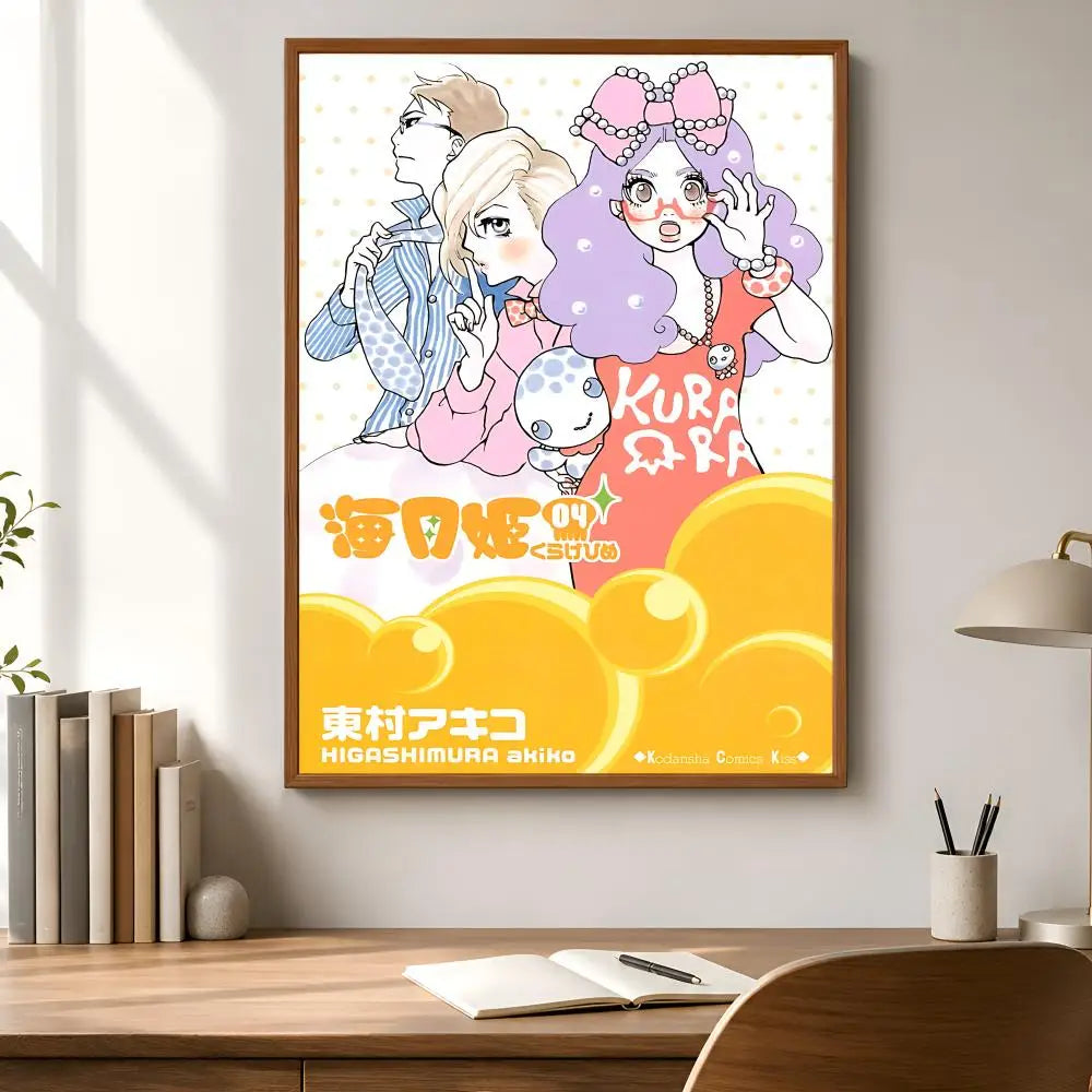 Kuragehime Anime Poster – Waterproof Self-Adhesive HD Wall Art Anime Wall Poster Axl