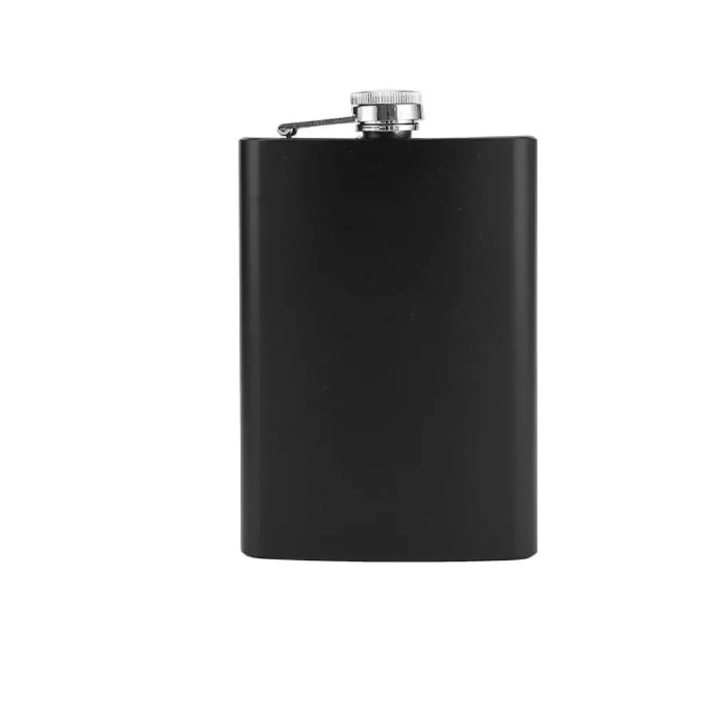 Stainless Steel Hip Flask – Leakproof Portable Whisky Flask Hip Flask Axl 10oz(280ml)-Black