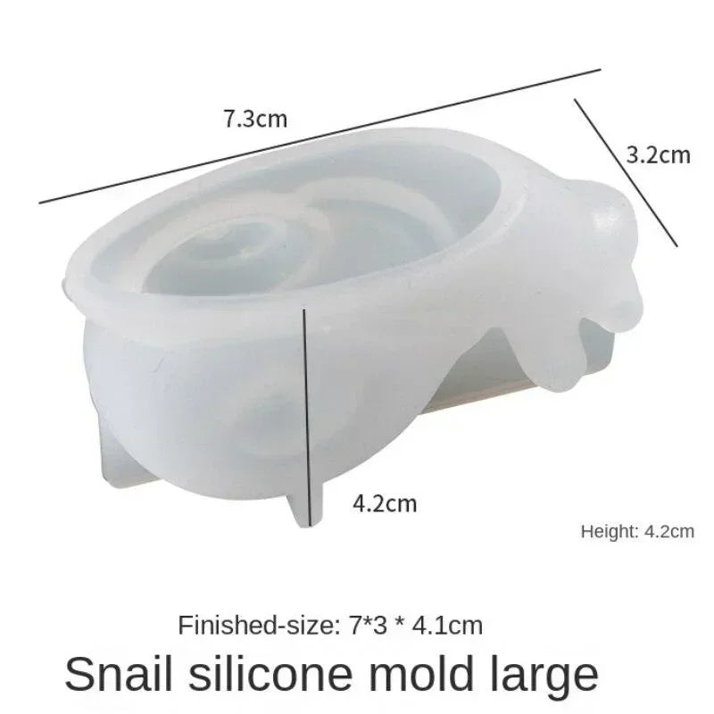 Snail Silicone Mold – DIY Epoxy Resin & Plaster Casting Mold Silicone Casting Mold Axl