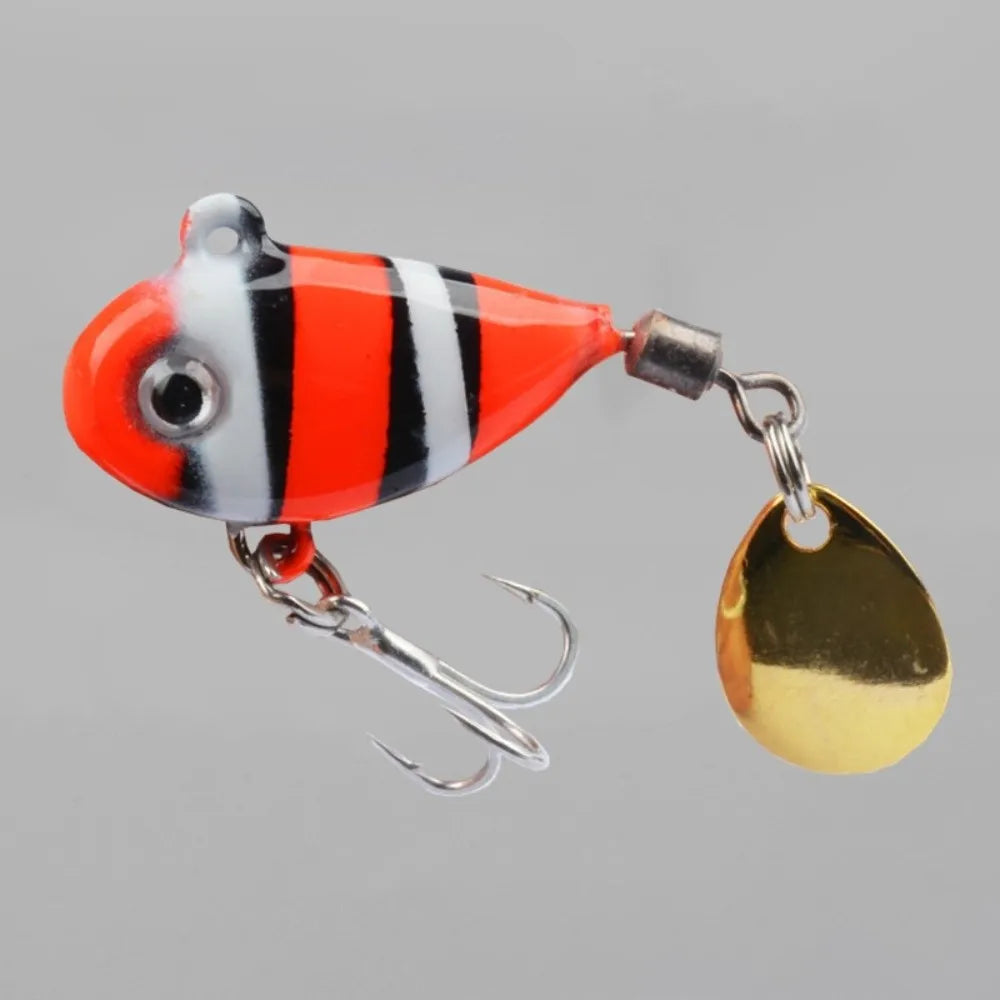5-Piece Spinning Sequin Fishing Lure Kit | 3D Eyes Jig Baits Fishing Lure Kit Axl
