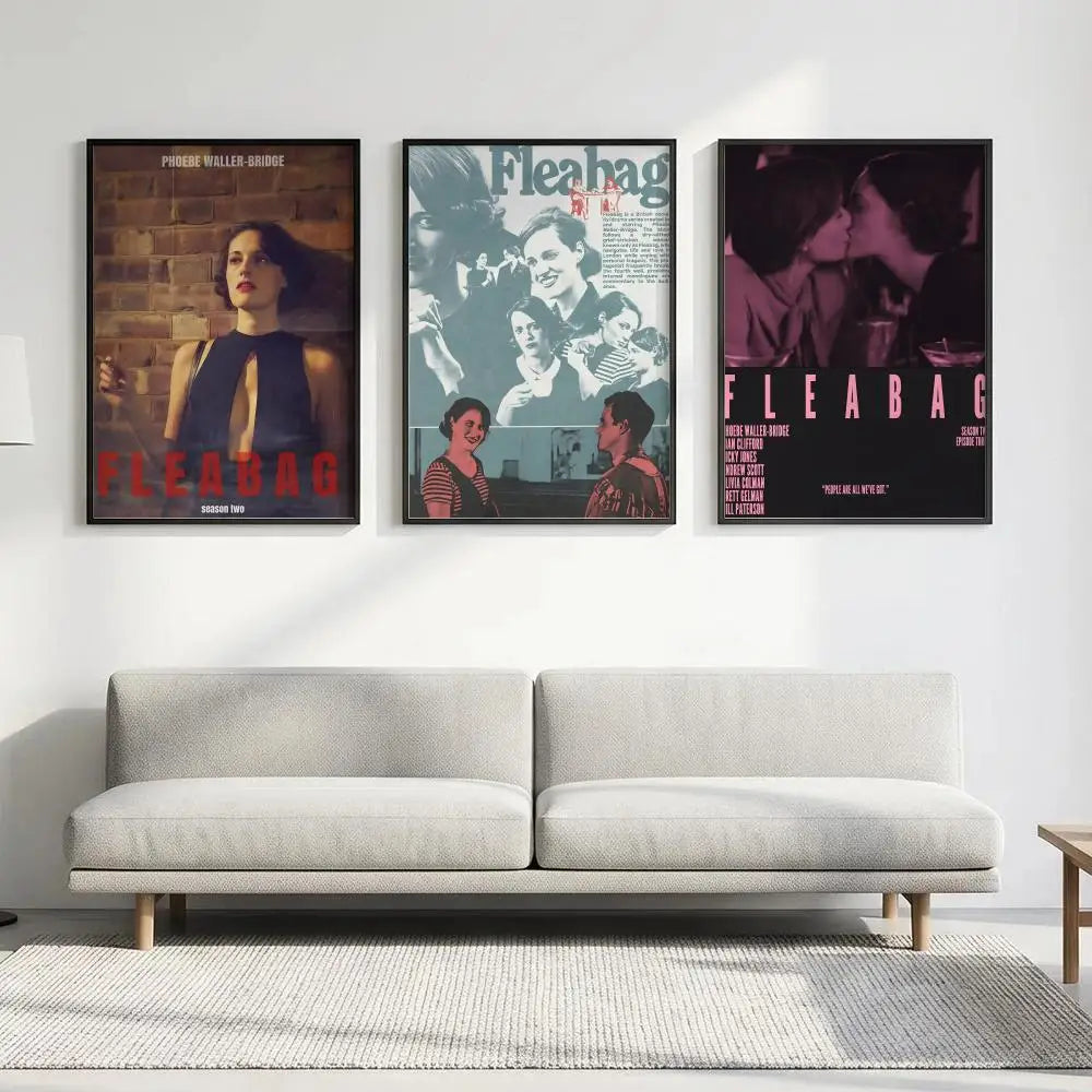 Fleabag TV Series Vintage Poster – HD Waterproof Wall Art Art Wall Poster Axl