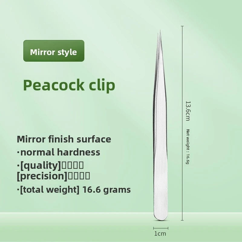 Lash Extension Tweezers – Curved Precision Stainless Steel Tool Lash Extension Tweezers Axl