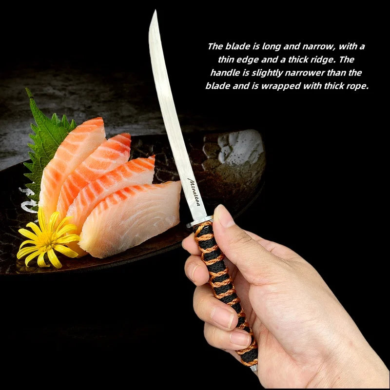 7CR17 Steel Petty Knife – Fruit, Meat, Sushi & Sashimi Petty Kitchen Knife Axl