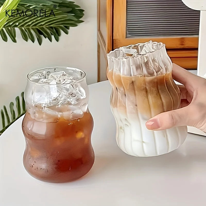 KEMORELA Borosilicate Glass Tumblers Set – Heat-Resistant Glass Tumbler Set Axl
