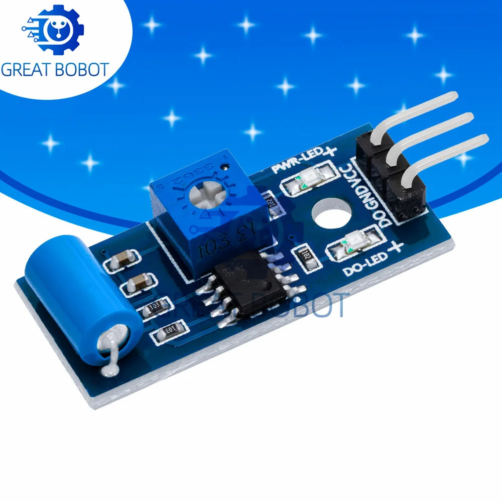 SW-420 Vibration Sensor Module & Alarm Switch for Arduino Vibration Sensor Module Axl Default Title