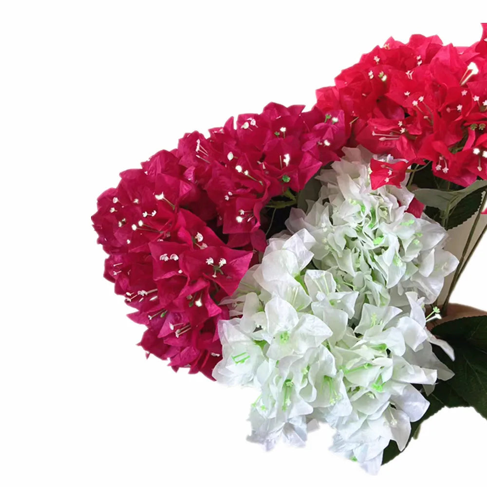 Artificial Silk Bougainvillea Bouquet 5-Fork 47cm | Faux Floral Artificial Flower Bouquet Axl
