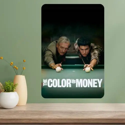 Color of Money Classic Movie Metal Poster Sign | Retro Decor Movie Metal Sign Axl aluminum sign aluminum 20x30cm