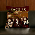 Eagles Band Linen Cushion Cover | Sofa Pillow Case Multi-Size Decorative Cushion Cover Axl White3 50X50cm
