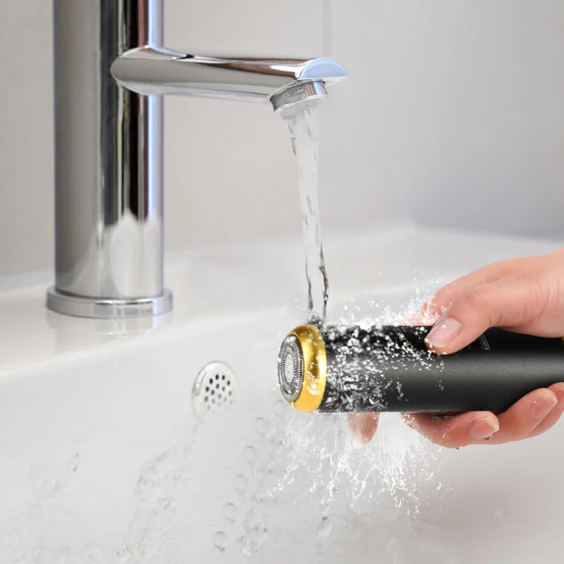 BALASHOV Mini Portable Electric Rotary Shaver – USB Rechargeable Electric Shaver Axl