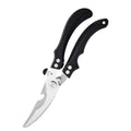 Heavy-Duty Stainless Steel Kitchen Shears – Poultry & BBQ Kitchen Shears Axl black