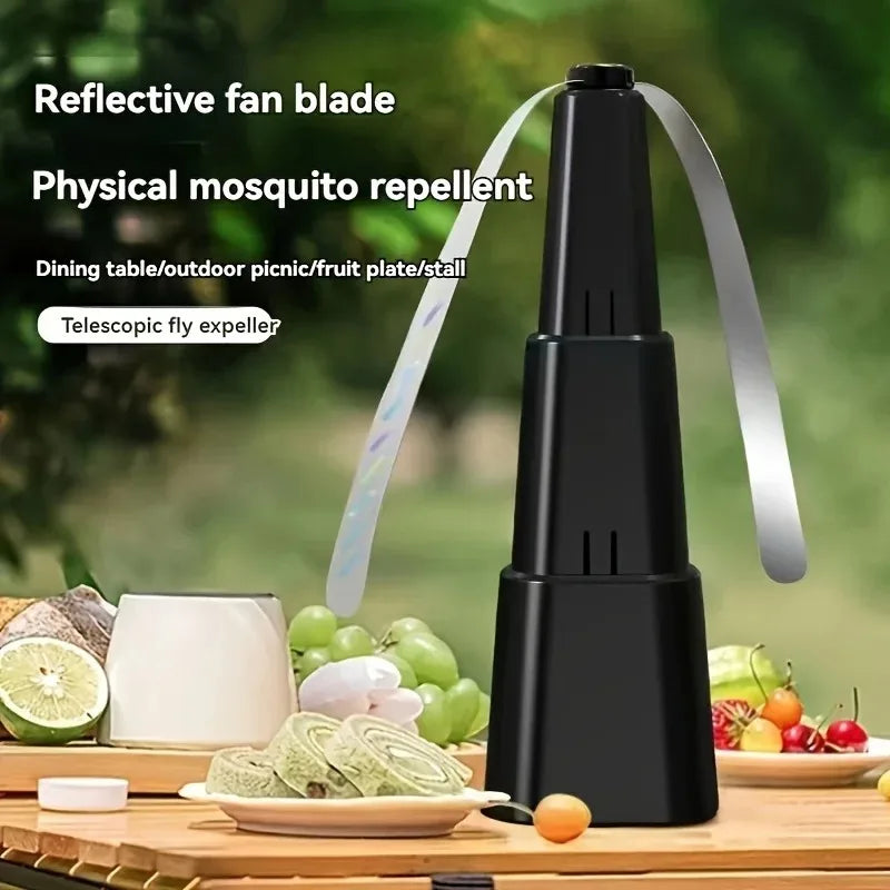 Battery-Powered Fly Repellent Fan with Reflective Blades Fly Repellent Fan Axl