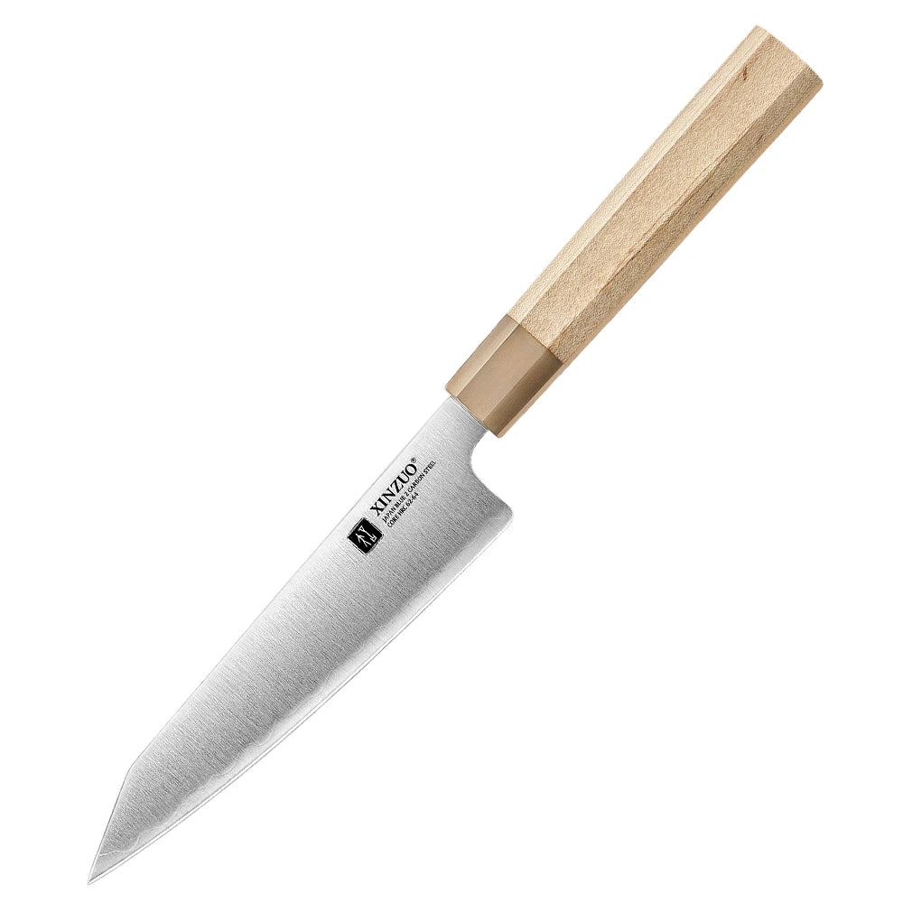 XINZUO 5.9" Japanese Bunka Knife – Aogami No.2 Carbon Steel Japanese Kitchen Knife Axl Knife China Mainland 5 inch