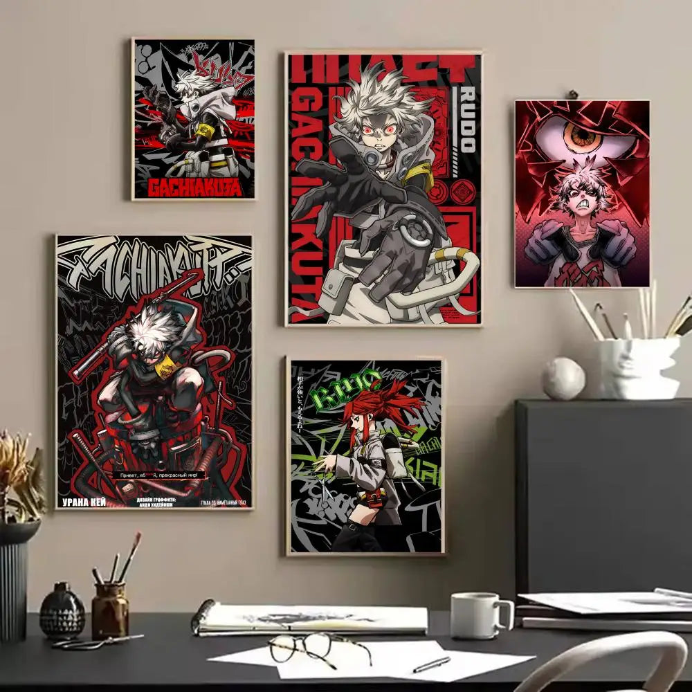 Gachiakuta Anime Canvas Poster | Frameless Wall Art Decor Canvas Wall Art Axl