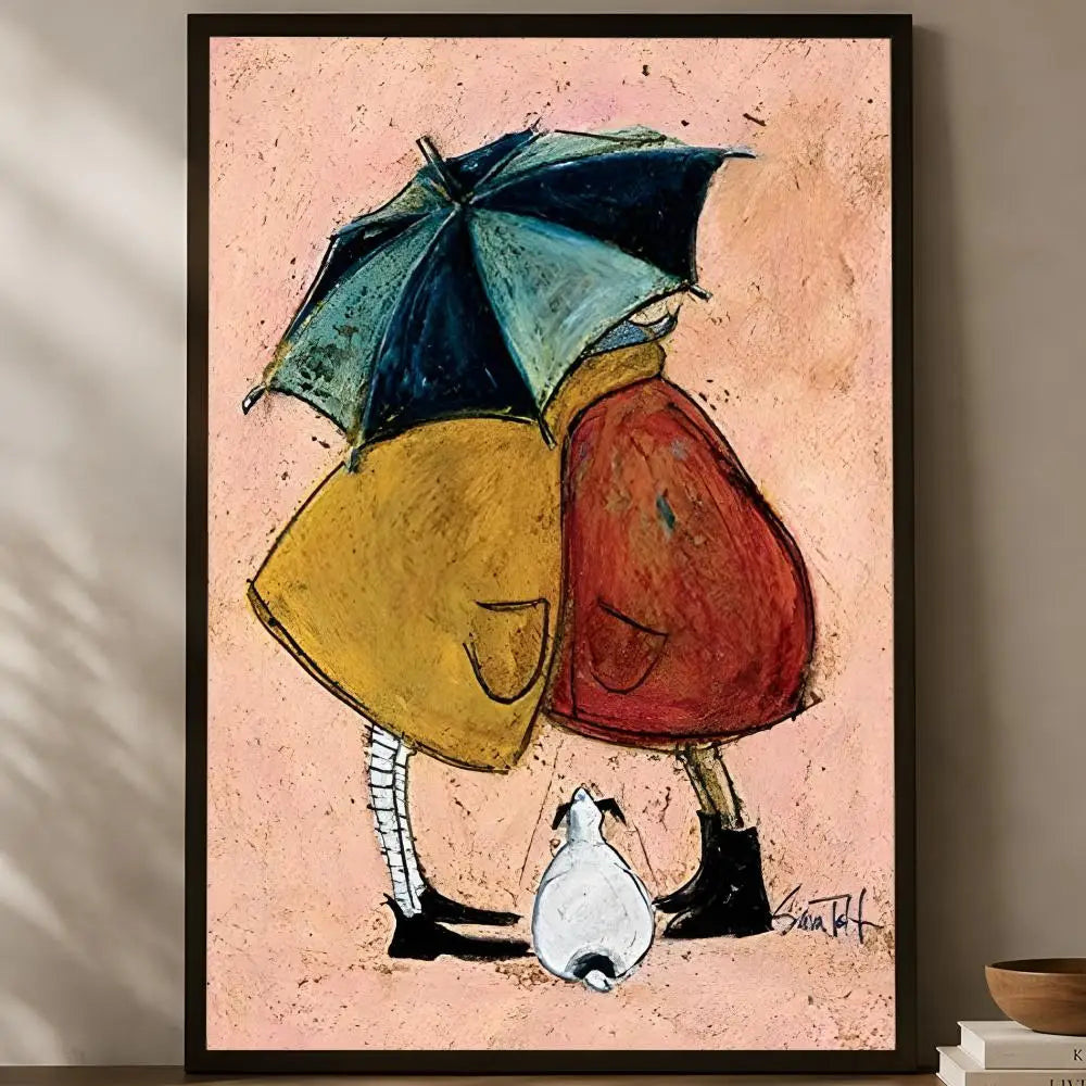 Sam Toft Wall Art Poster – Self-Stick Waterproof Home Decor Wall Art Poster Axl White19 50X70cmNoframe