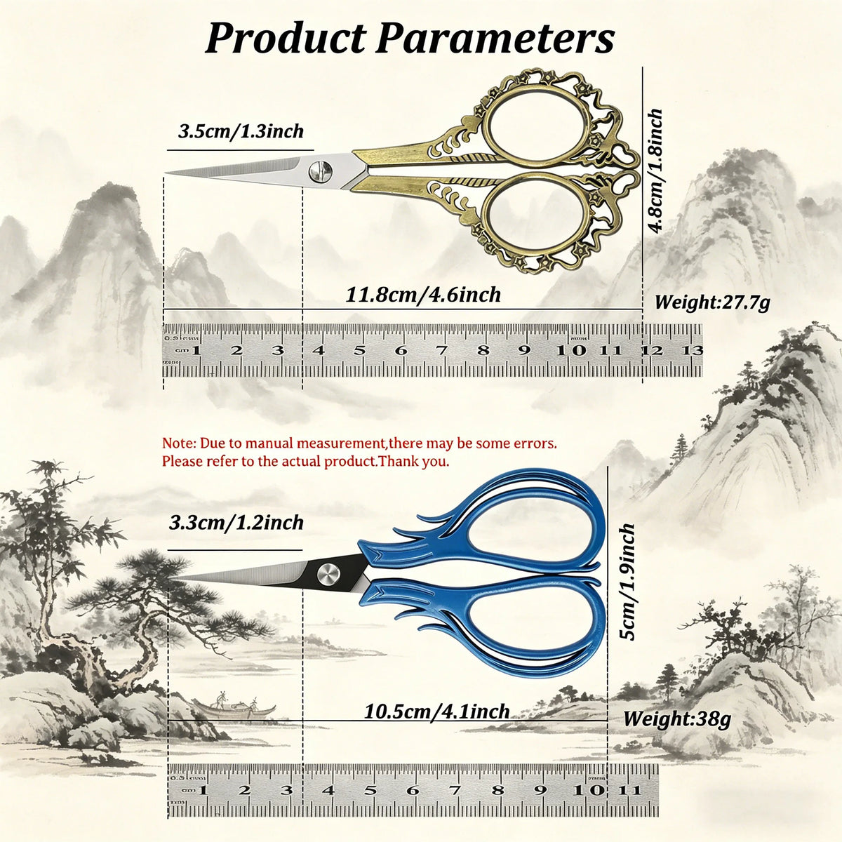 Stainless Steel Embroidery & Tailor Scissors Set – DIY Sewing Sewing Scissors Set Axl