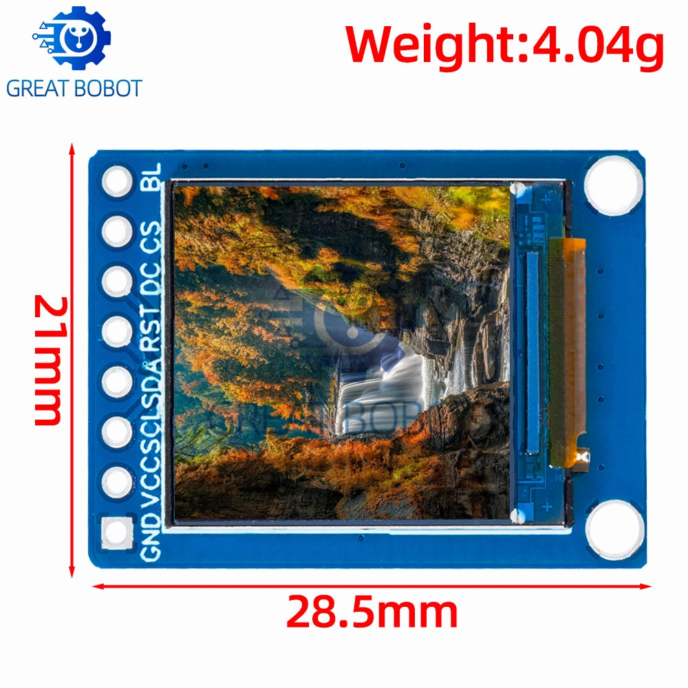 0.85" TFT LCD Module 128x128 SPI ST7735 for Arduino LCD Display Module Axl