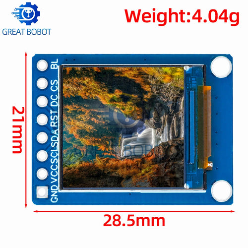 0.85" TFT LCD Module 128x128 SPI ST7735 for Arduino LCD Display Module Axl