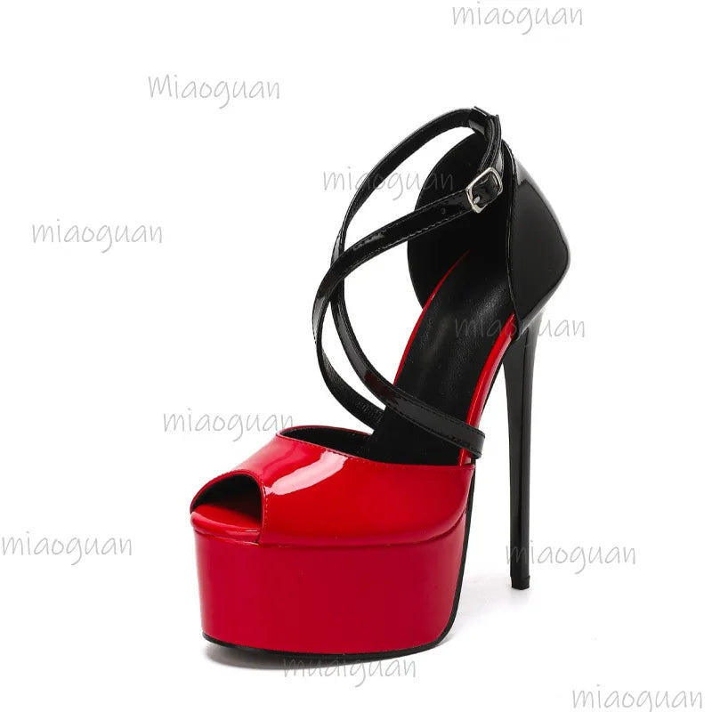 Women's Peep Toe Platform Stiletto Sandals | Party & Wedding Platform Stiletto Sandals Axl