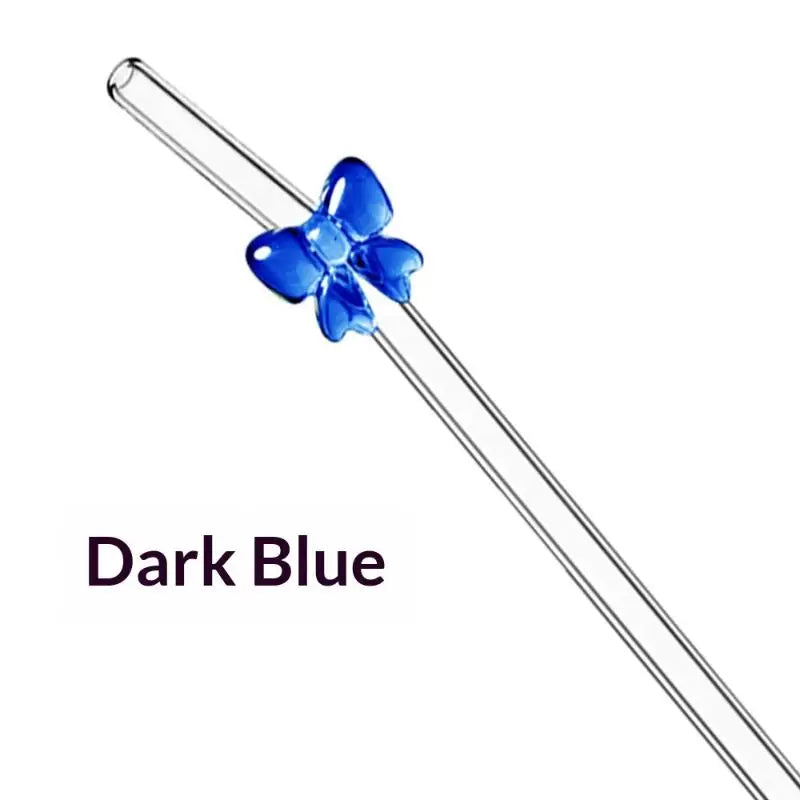 Butterfly Glass Drinking Straw – Reusable 8mm Party Straw Glass Drinking Straw Axl A6