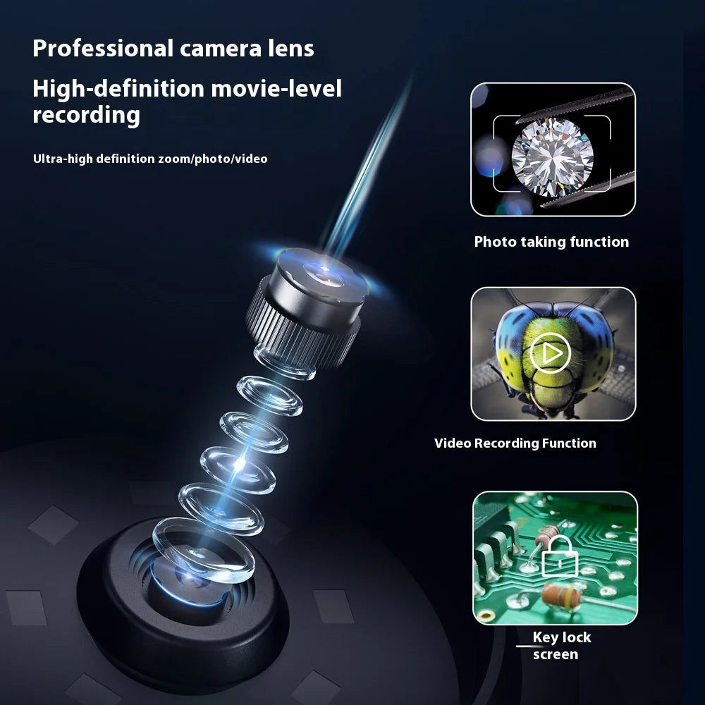 Digital Microscope 500X Autofocus 2.8" Screen | Coin & PCB Digital Microscope Axl