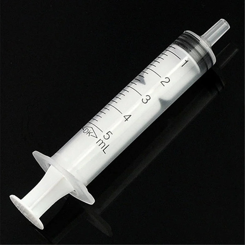 10-Pack 5ml Disposable Plastic Syringes – No Needle Lab Tool Lab Measuring Syringe Axl