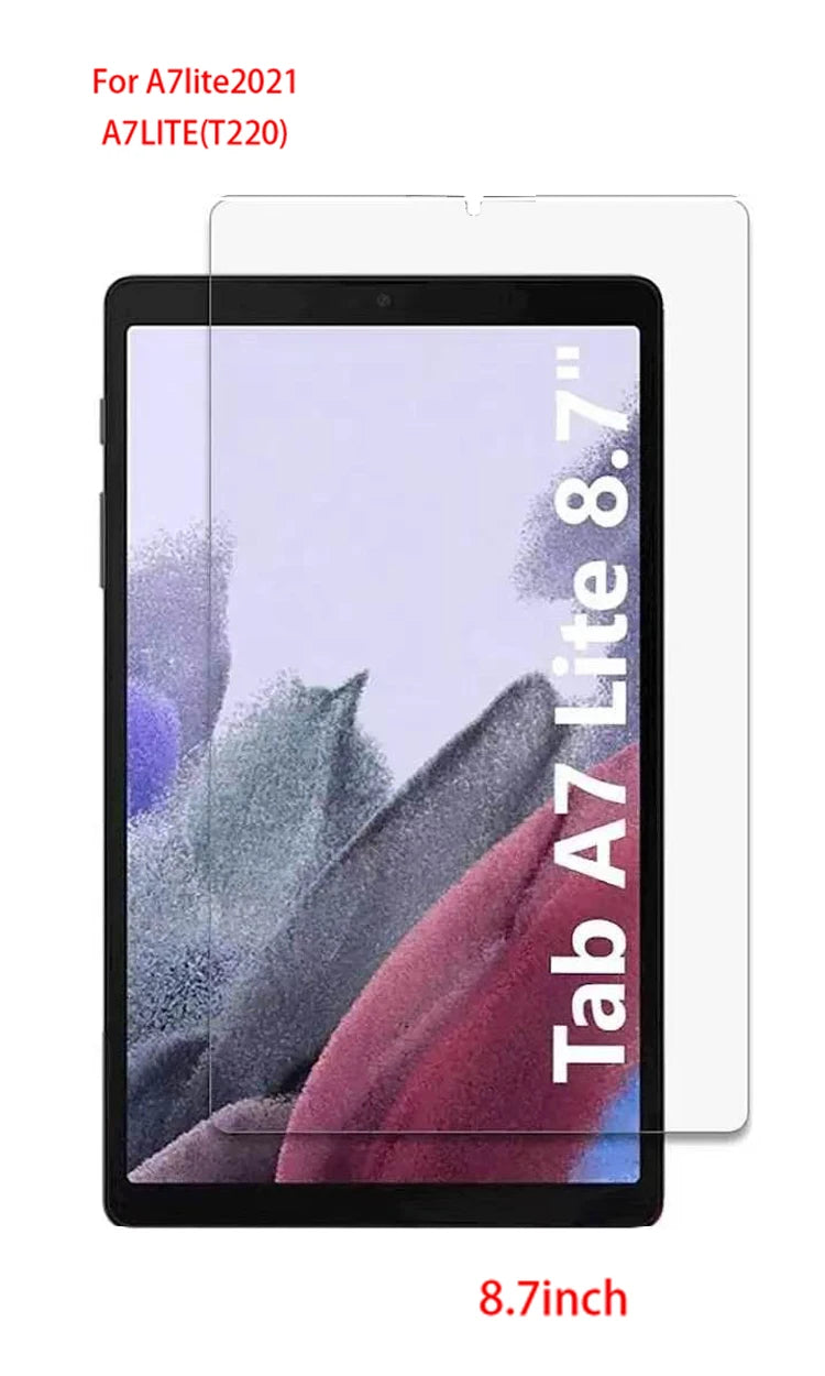 2-Pack Tempered Glass Screen Protector Samsung Galaxy Tab A7 Lite 8.7" Tablet Screen Protector Axl