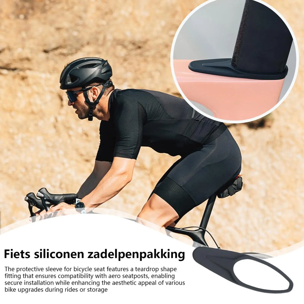 Bicycle Silicone Seatpost Waterproof Sealing Ring & Dust Cover Seatpost Sealing Ring Axl