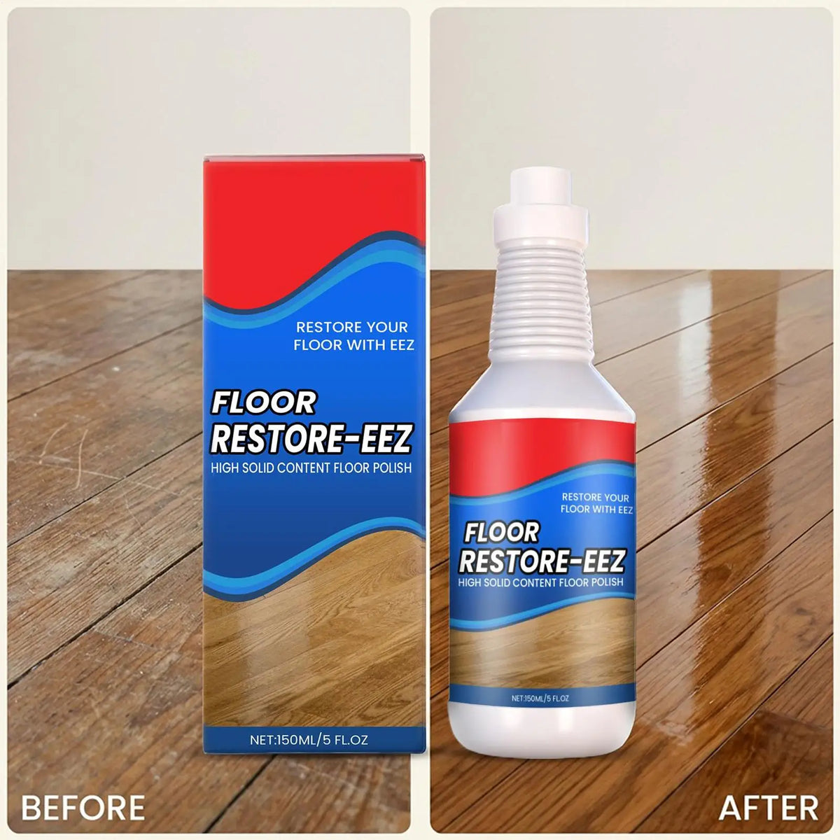150ml Wood Floor Shine Restorer & Polishing Agent Floor Polish Restorer Axl