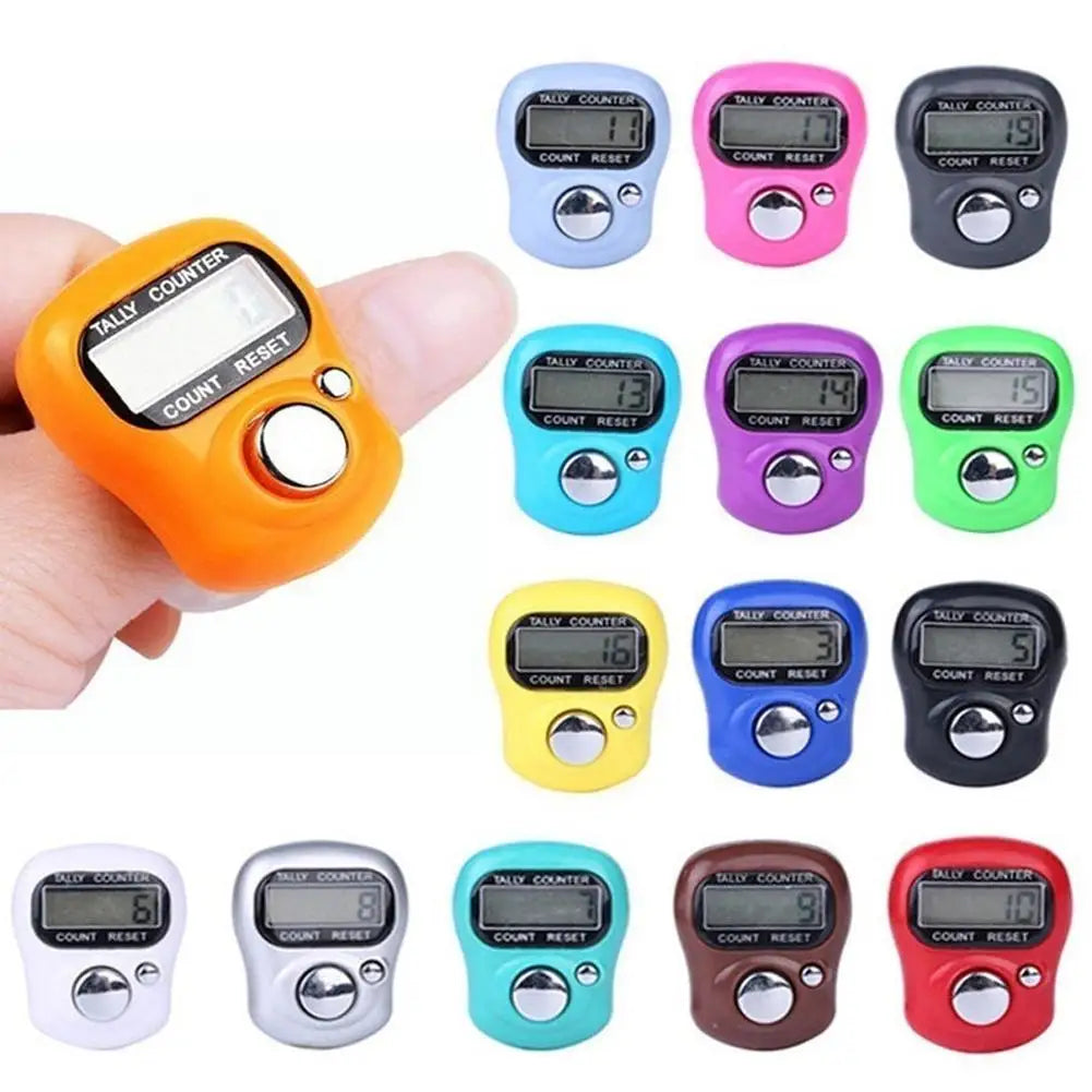 Mini Electronic Finger Tally Counter Ring – LCD Knitting Clicker Digital Tally Counter Axl