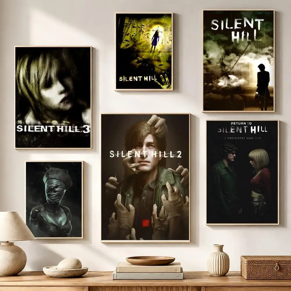 Silent Hill Poster – HD Waterproof PVC Wall Sticker Decor Wall Sticker Poster Axl