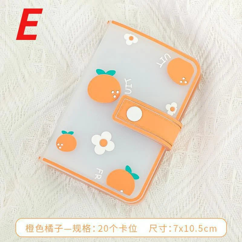 Mini Card Holder Album – Cute Portable ID & Photo Organizer Card Holder Album Axl E