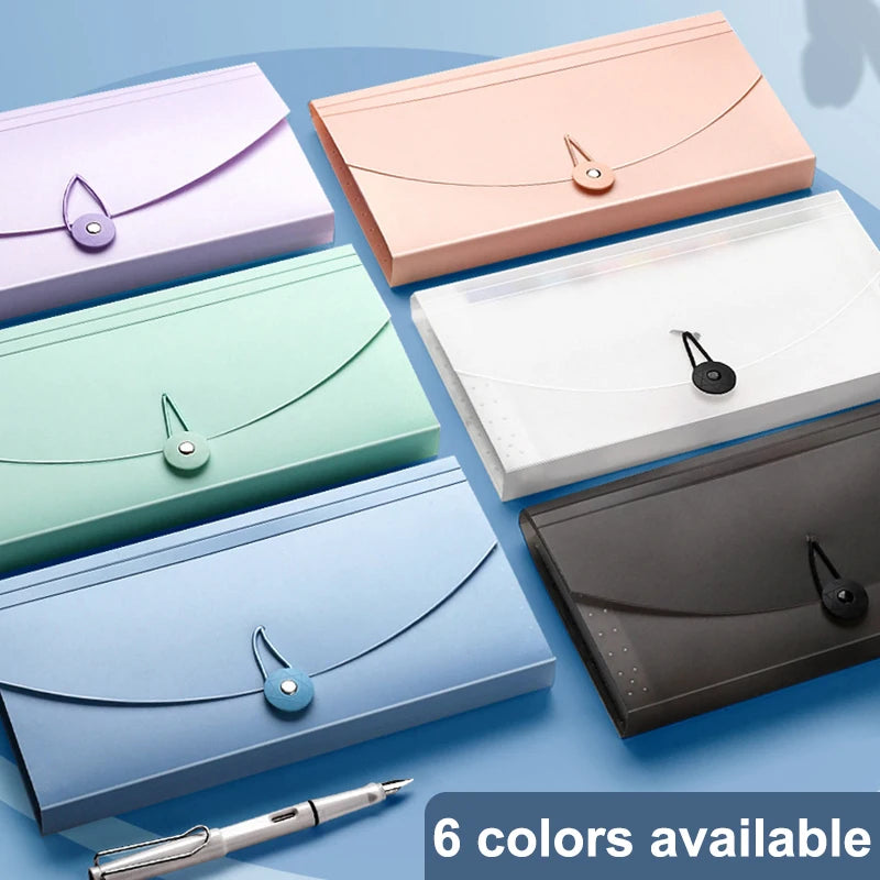 13-Pocket Expanding File Folder – Color-Coded Receipt Organizer Expanding File Folder Axl