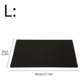 Black PVC Bar Mat – Drainer & Spill Mat for Countertops Bar Drainer Mat Axl 45x30cm