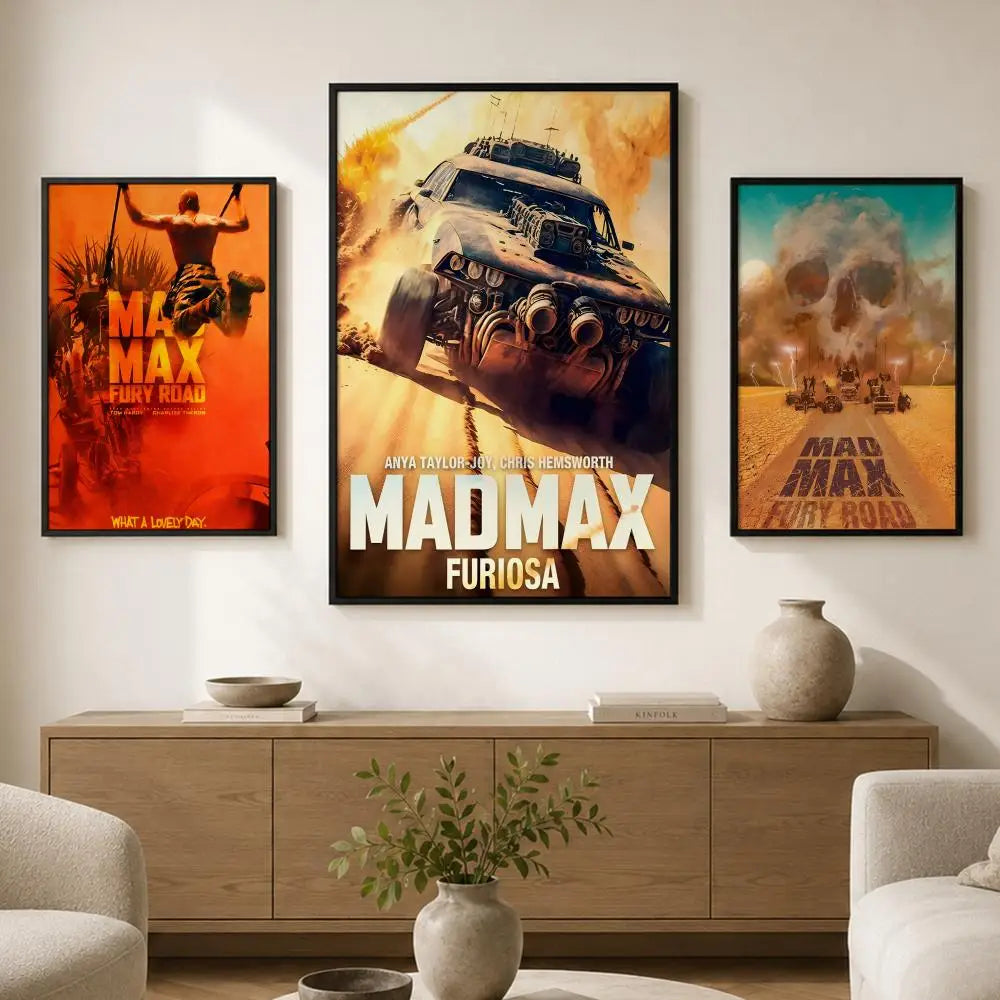 Mad Max Waterproof PVC Wall Poster – Peel & Stick HD Art Wall Art Poster Axl