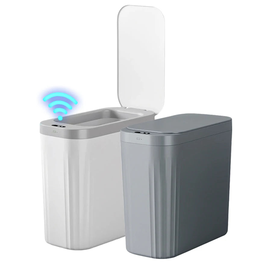 ONEKA Sensor Slim Trash Can – Touchless Auto-Open Wastebasket Sensor Trash Can Axl