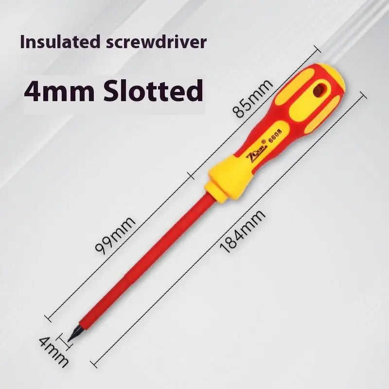 Insulated Screwdriver 1000V – Phillips & Flat CR-V Hand Tool Insulated Screwdriver Axl A4